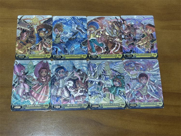 Model Kit Digimon - 8Pcs/set Digimon Adventure Self-Control Collect Trading