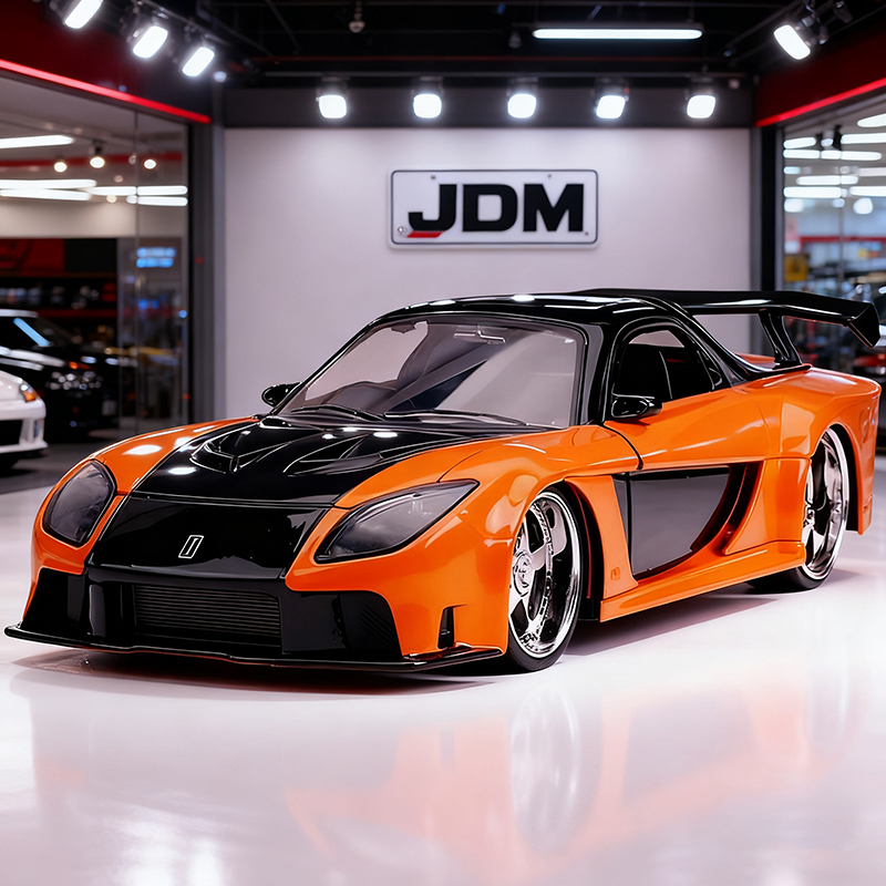 Model Kit Jdm - JADA 1:24 Han's Mazda RX7 Alloy
