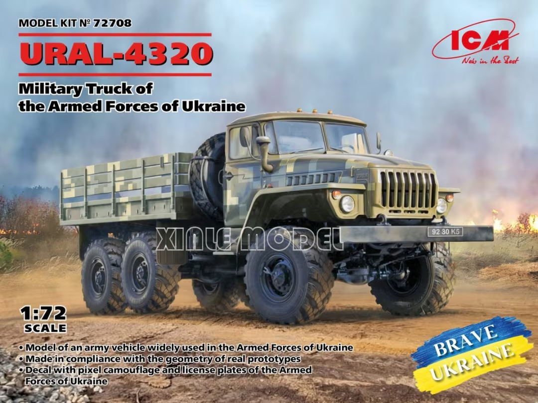 Model Kit Ukraine - ICM plastic assembly model kit 72708