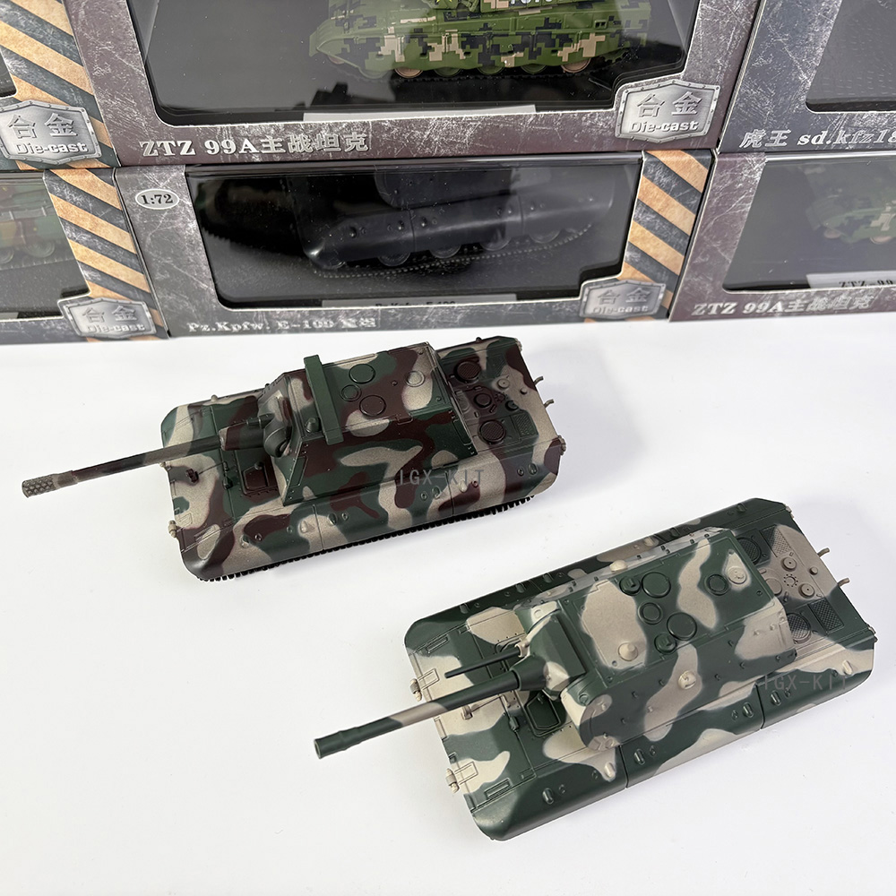 1/72 scale German E-100 heavy  - مراجعة Model Kit Tank وسعره