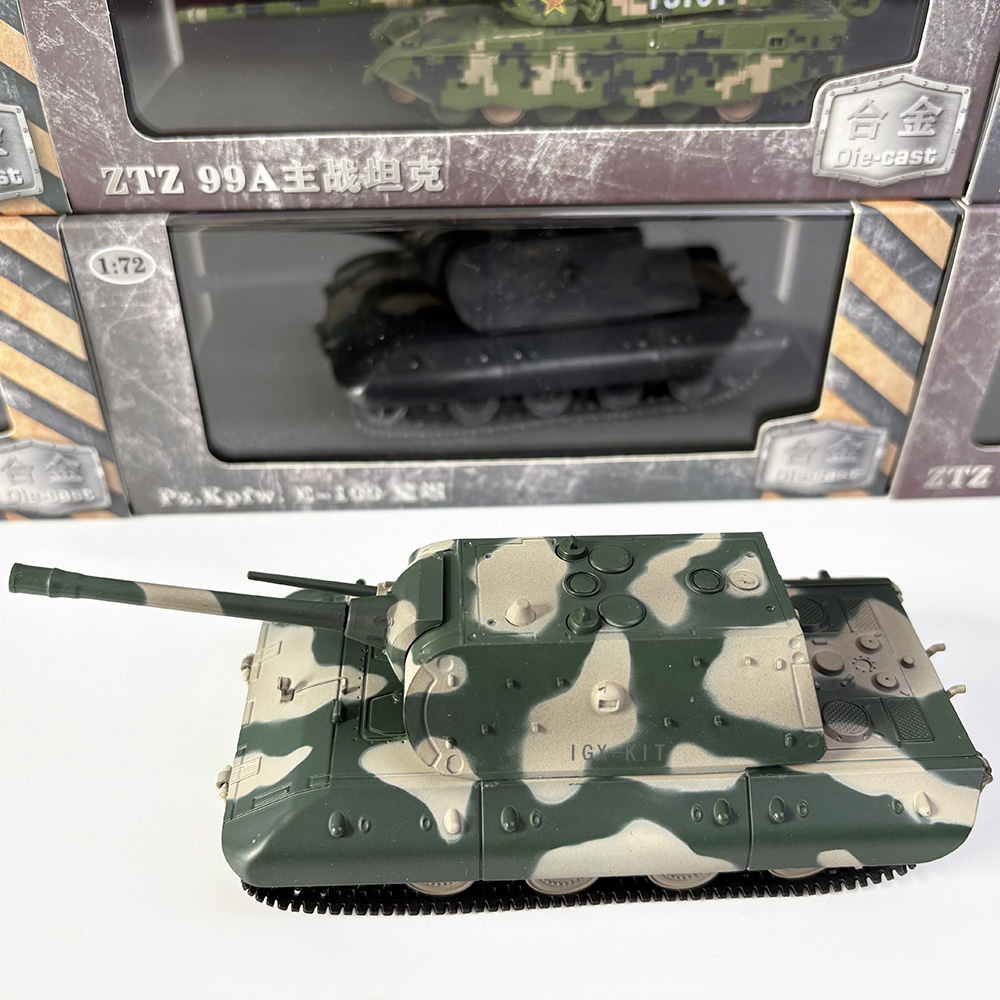 1/72 scale German E-100 heavy  - مراجعة Model Kit Tank وسعره