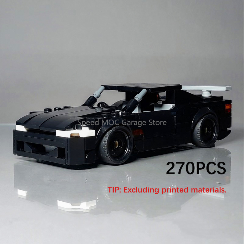 MOC Black 1990s JDM Sports Car - مراجعة Model Kit Jdm وسعره