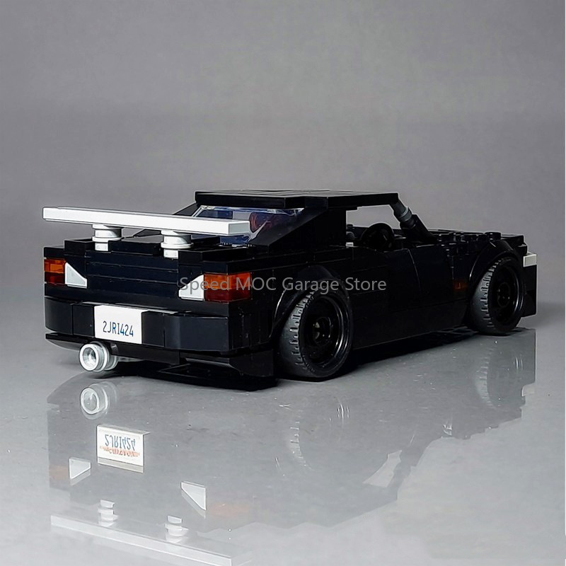 MOC Black 1990s JDM Sports Car - مراجعة Model Kit Jdm وسعره