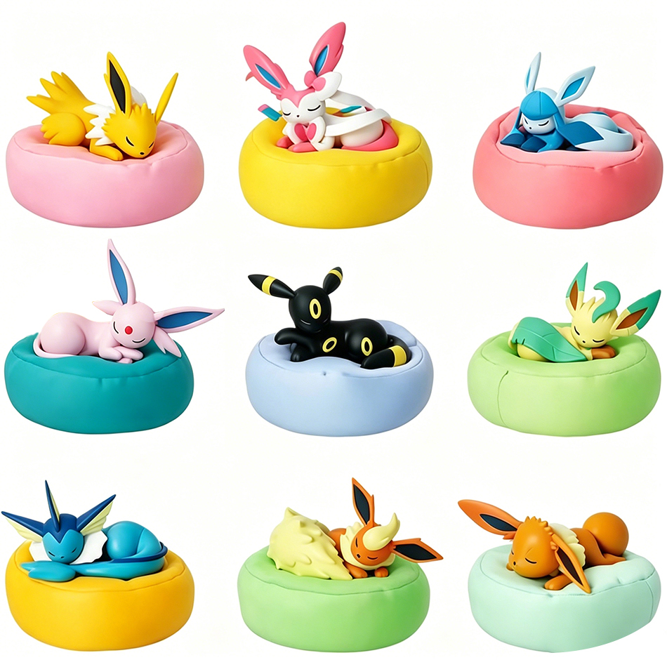 Anime Pokémon Eevee blind box  - مراجعة Model Kit Pokemon وسعره