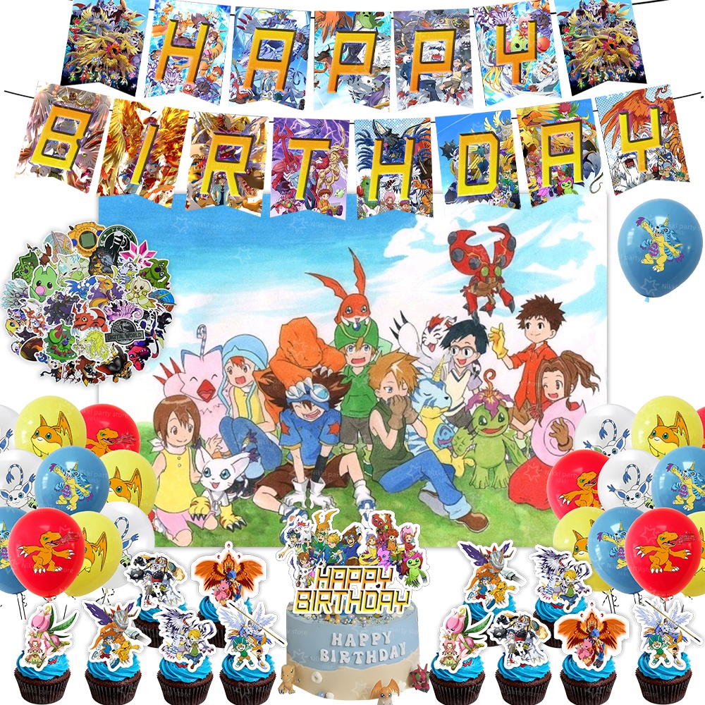 Digimon Birthday Decoration Ca - مراجعة Model Kit Digimon وسعره