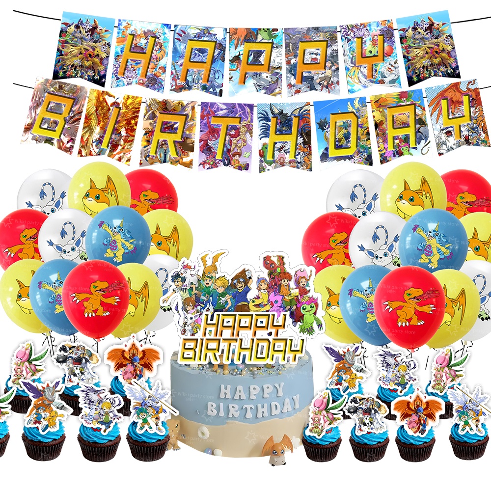 Digimon Birthday Decoration Ca - مراجعة Model Kit Digimon وسعره