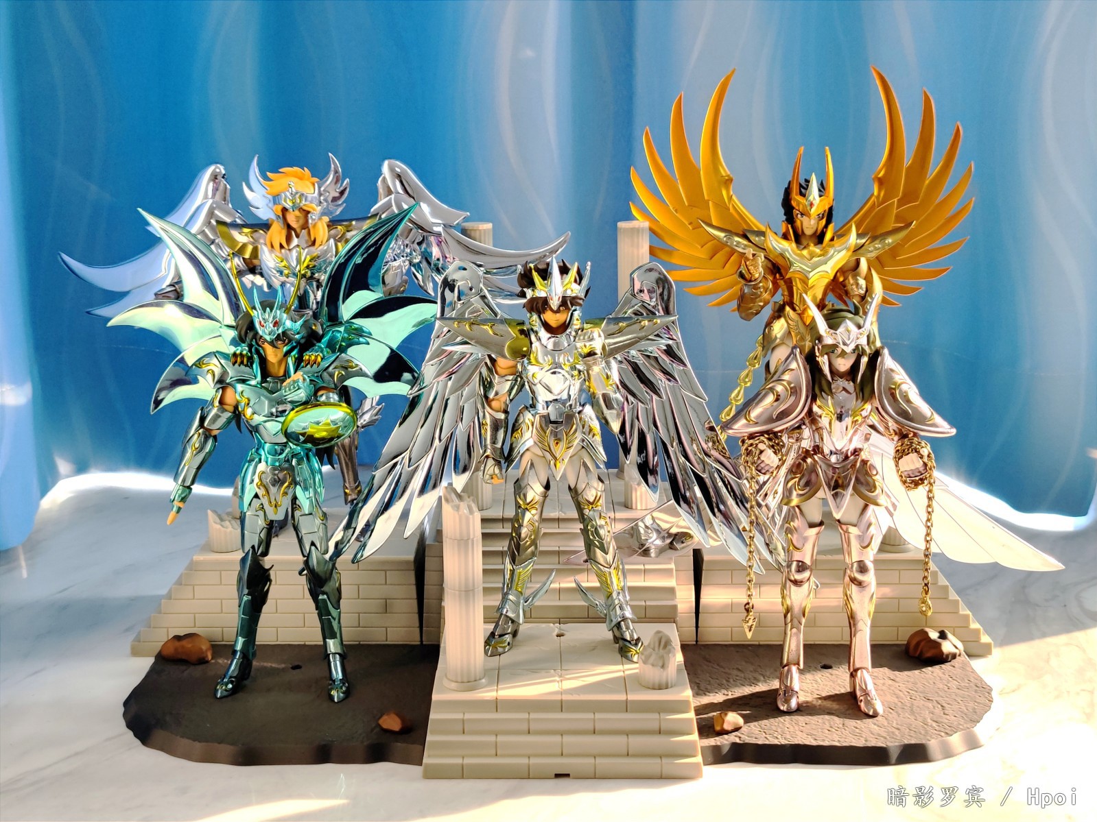 19cm Anime Sacred Saint Seiya  - مراجعة Model Kit Kiryu وسعره