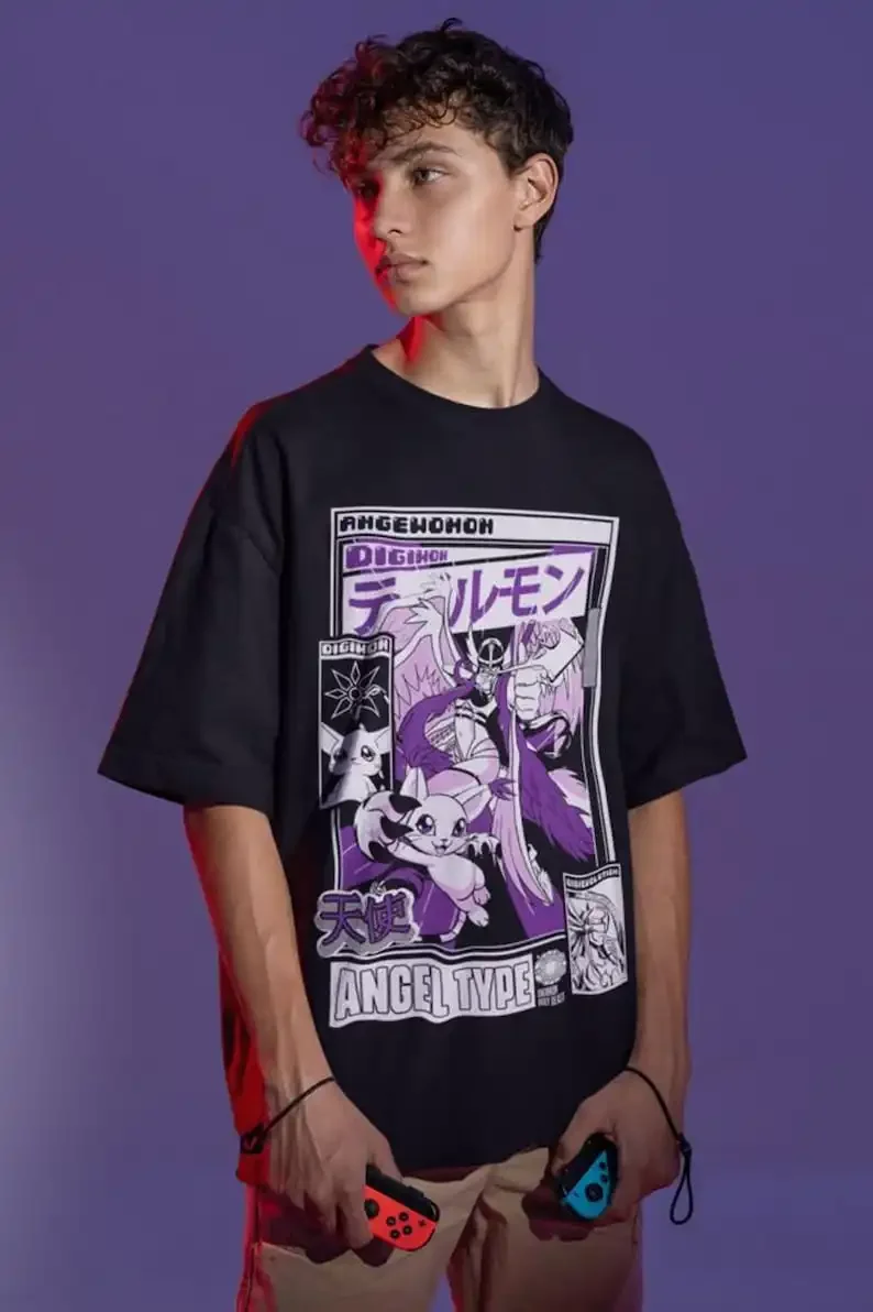 Angemon Shirt Digimon Anime Pa - مراجعة Model Kit Digimon وسعره