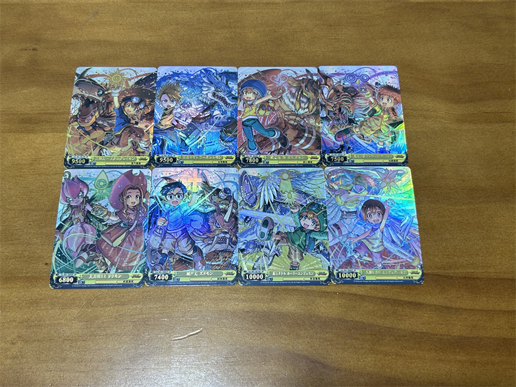 8Pcs/set Digimon Adventure Sel - مراجعة Model Kit Digimon وسعره