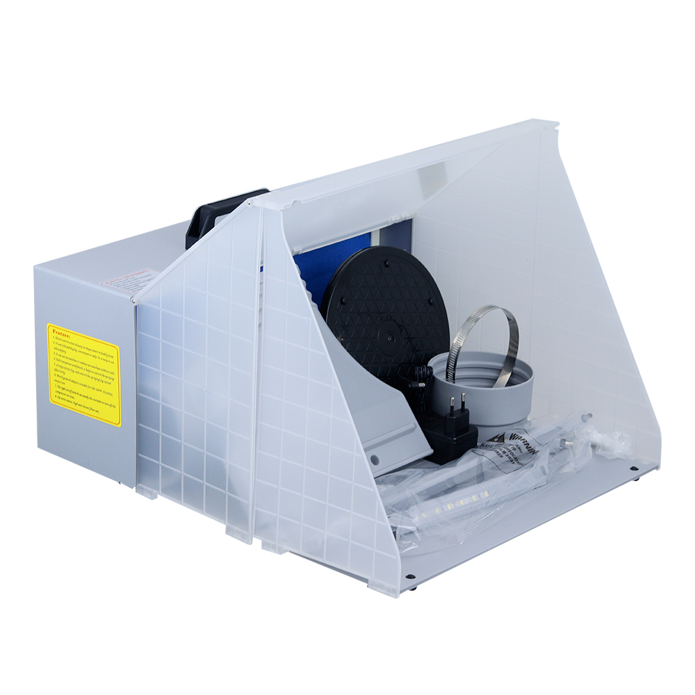 Portable Airbrush Spray Booth  - مراجعة Youtube Model Kit وسعره