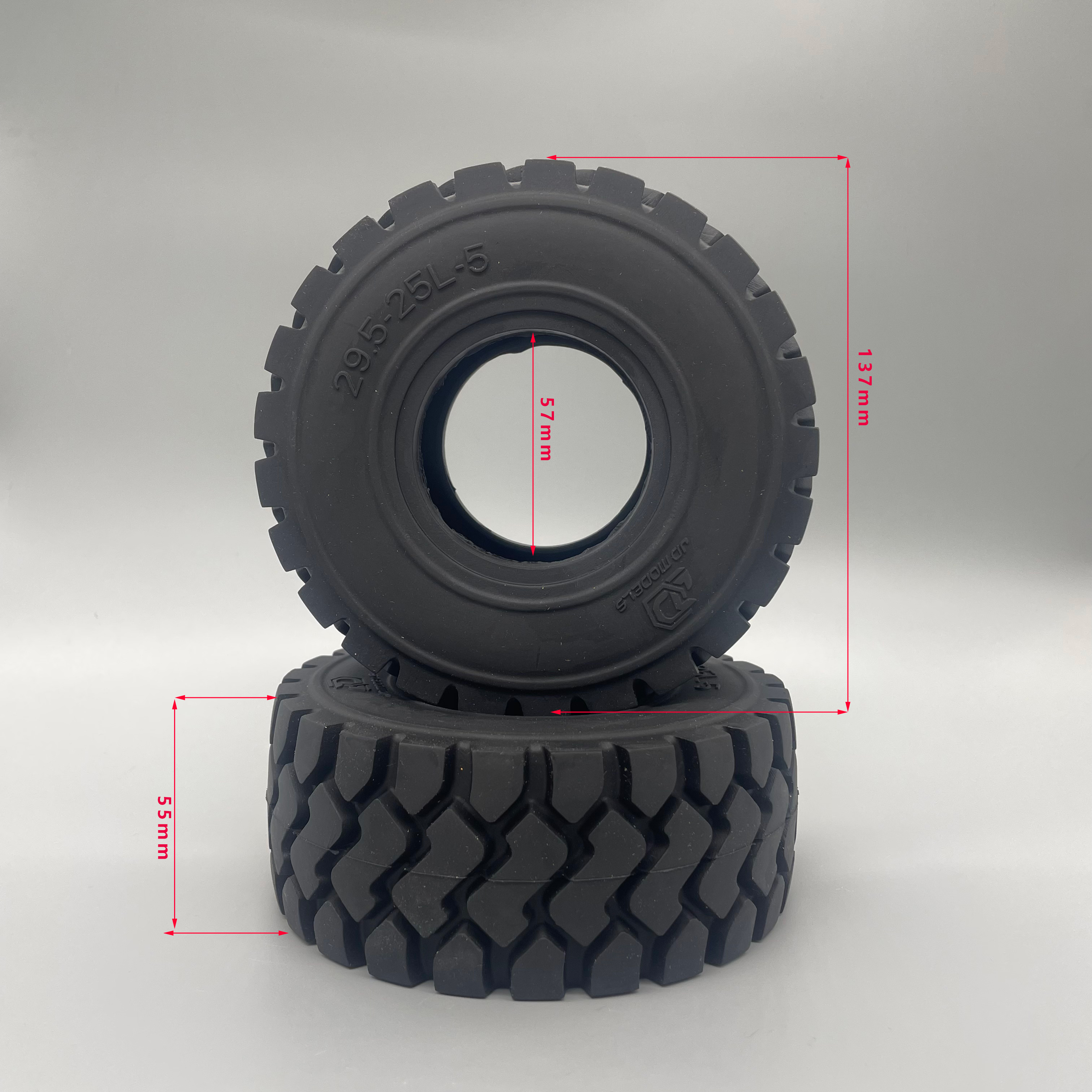 RC Loader Tires 137mm JDM-82 H - مراجعة Model Kit Jdm وسعره