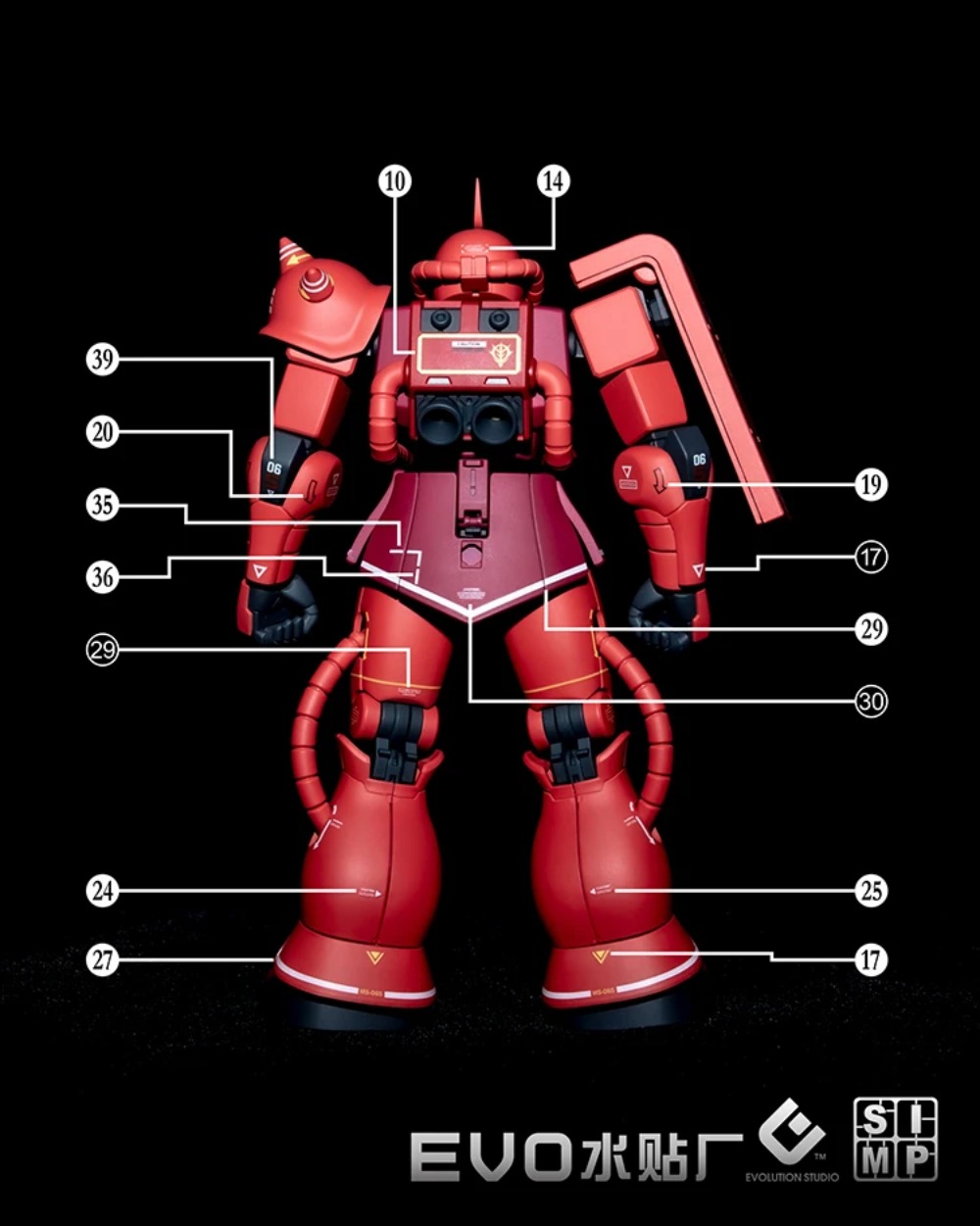 HG-234 EVO Fluorescent Decals  - مراجعة Model Kit Gundam Wing وسعره
