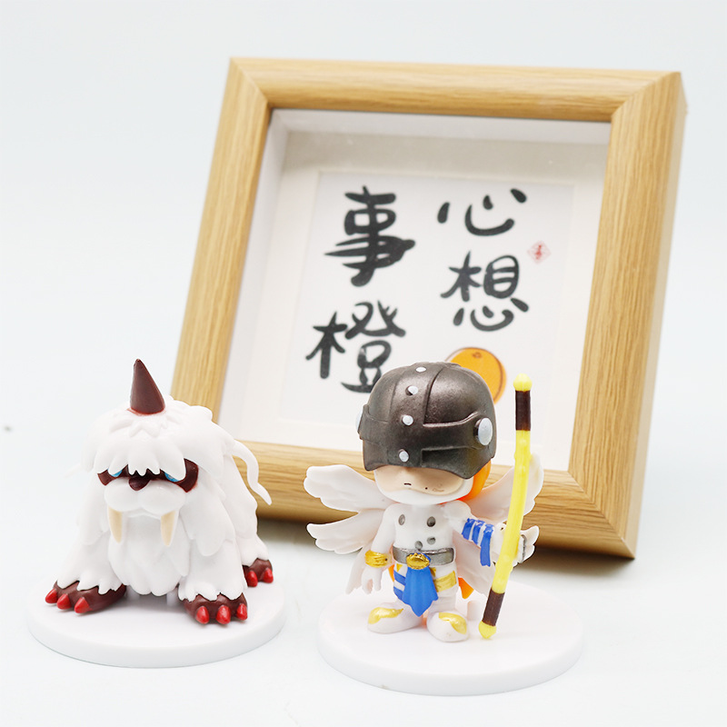 6pcs/set Digital Monster Kawai - مراجعة Model Kit Digimon وسعره