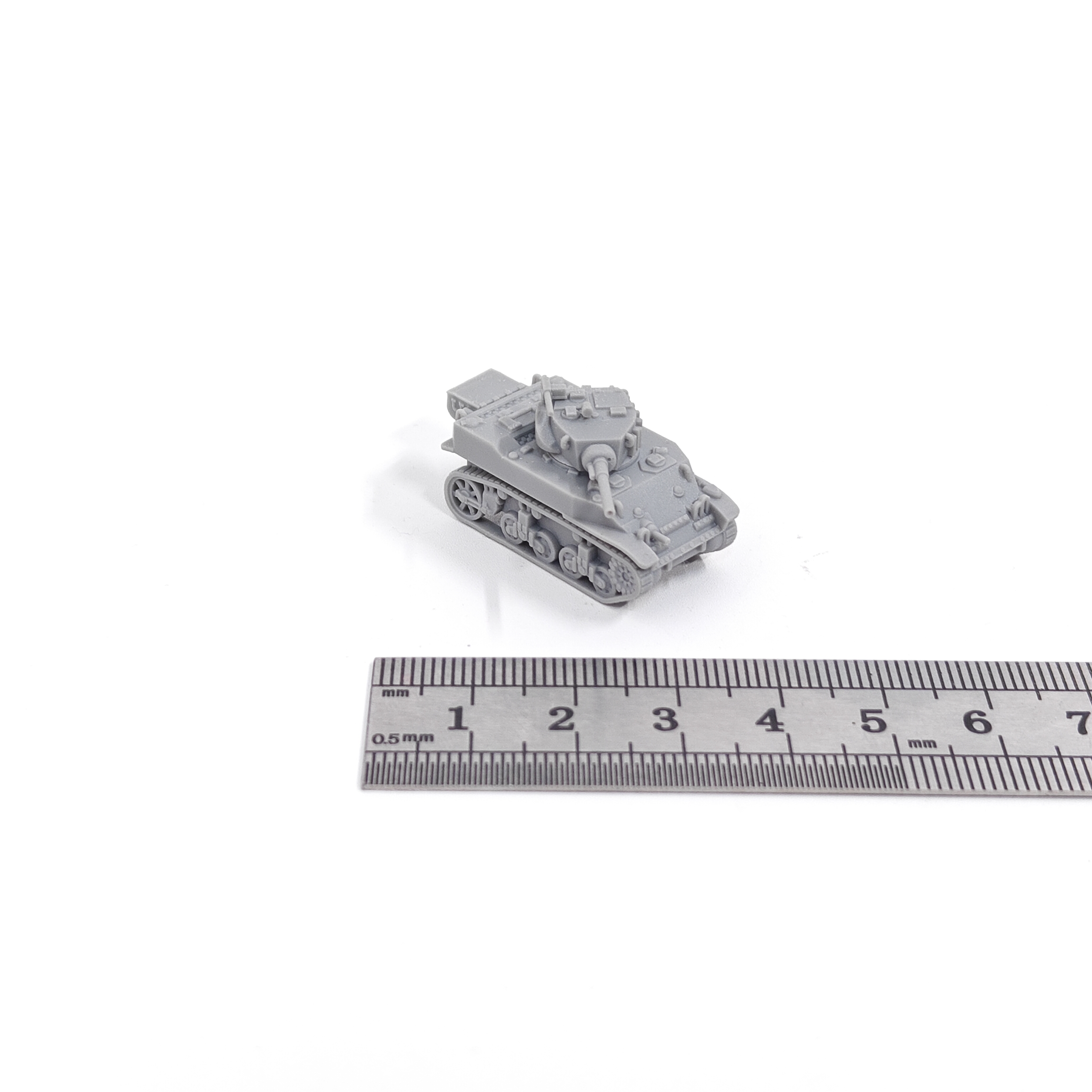 1/144 Scale  M5A1 Stuart Light - مراجعة Model Kit Cangdao وسعره