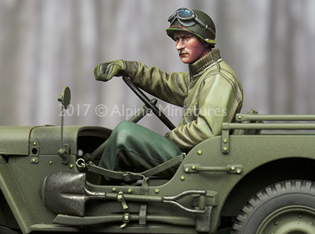 1:35 Resin kit  US Jeep Driver - مراجعة Model Kit Cangdao وسعره