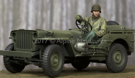 1:35 Resin kit  US Jeep Driver - مراجعة Model Kit Cangdao وسعره