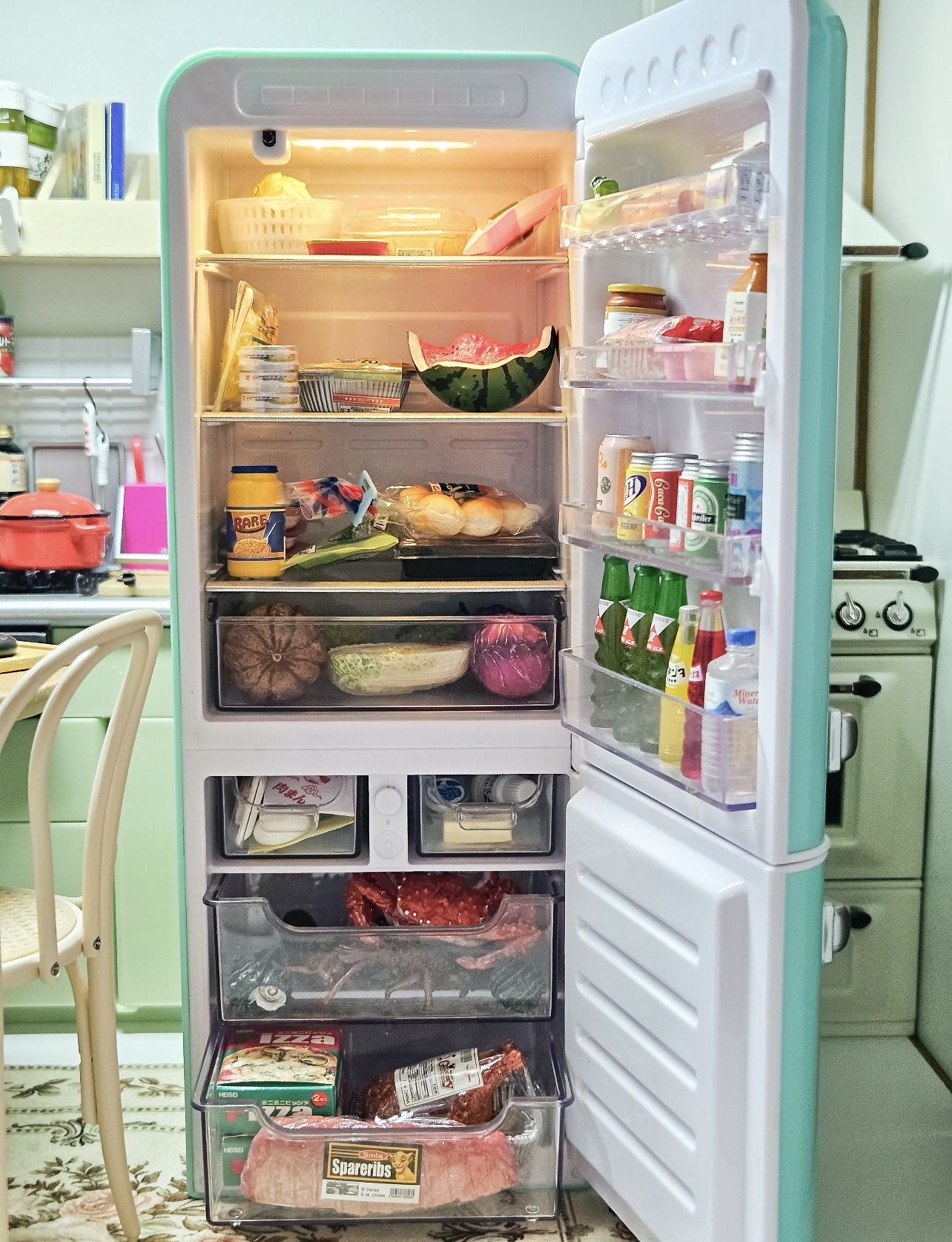 Mini Brands Fill The Fridge Bl - مراجعة Model Kit Brand وسعره