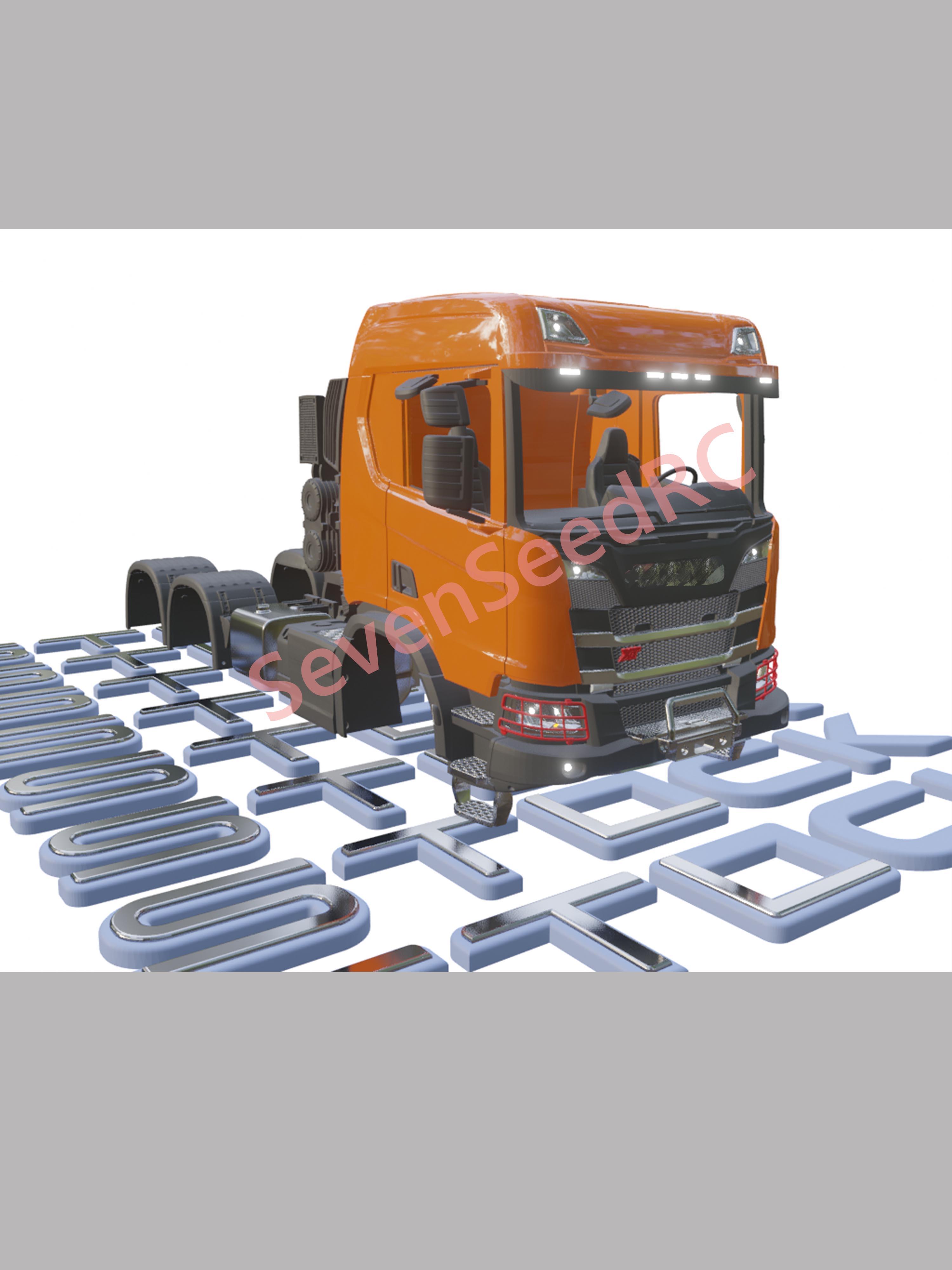 3d Printed Truck KIT SCANI XT  - مراجعة Model Kit Jdm وسعره