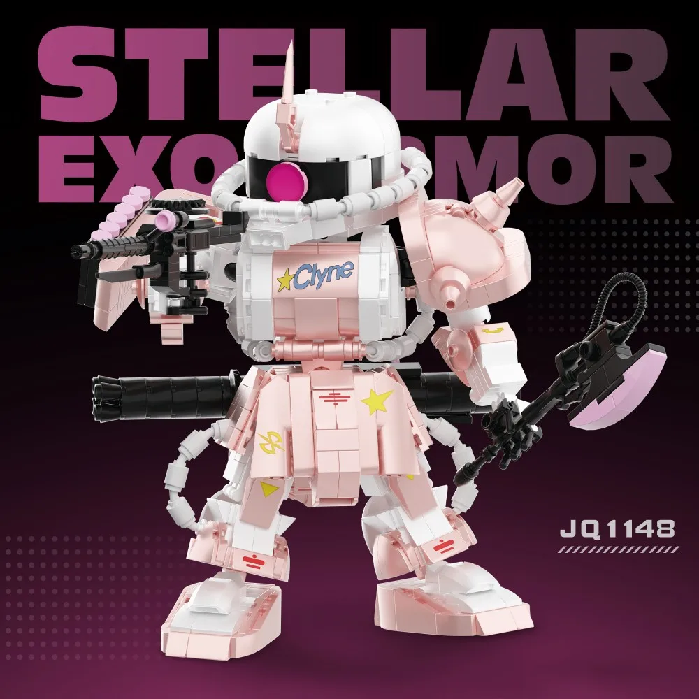 892PCS Pink Zaku Mecha Buildin - مراجعة Model Kit Gundam Wing وسعره