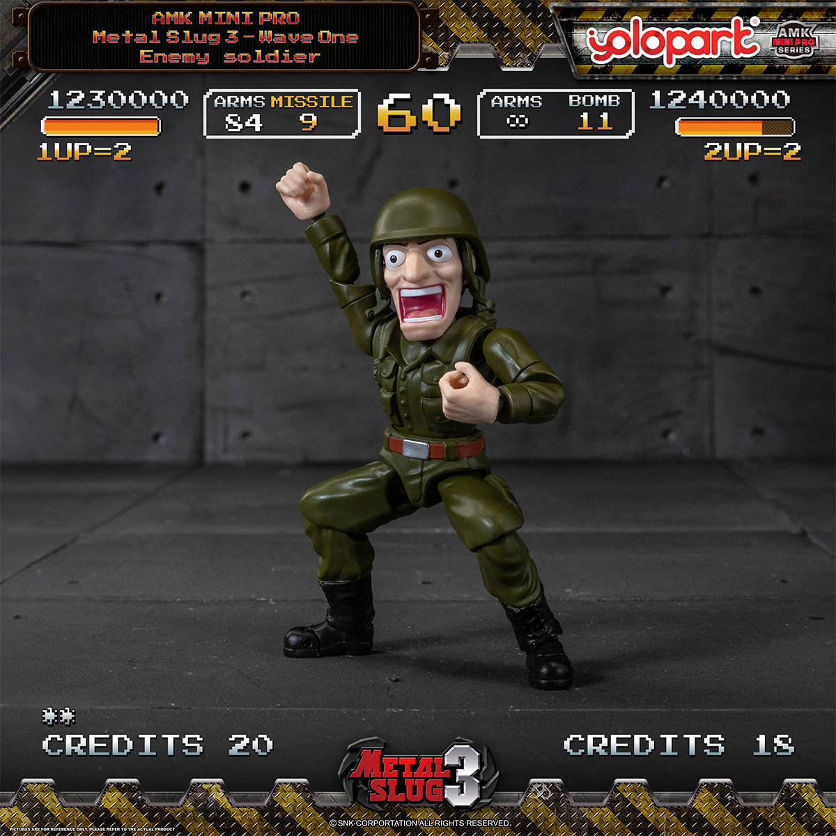 HIPLAY Yolopark AMK MINI Pro M - مراجعة Model Kit Metal Slug وسعره