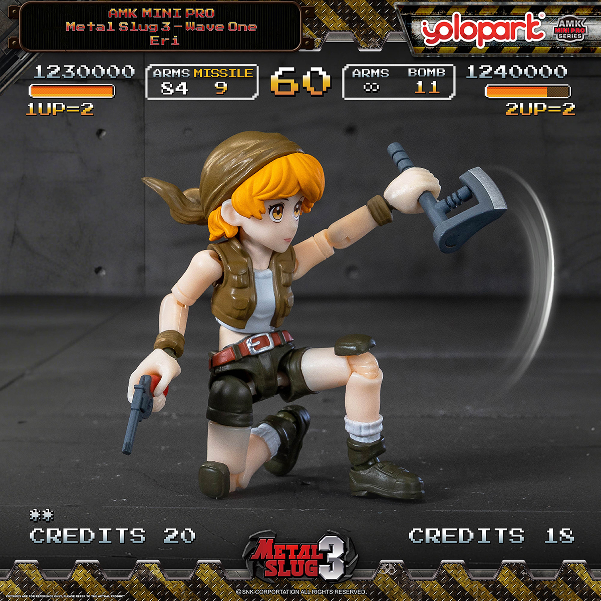 HIPLAY Yolopark AMK MINI Pro M - مراجعة Model Kit Metal Slug وسعره