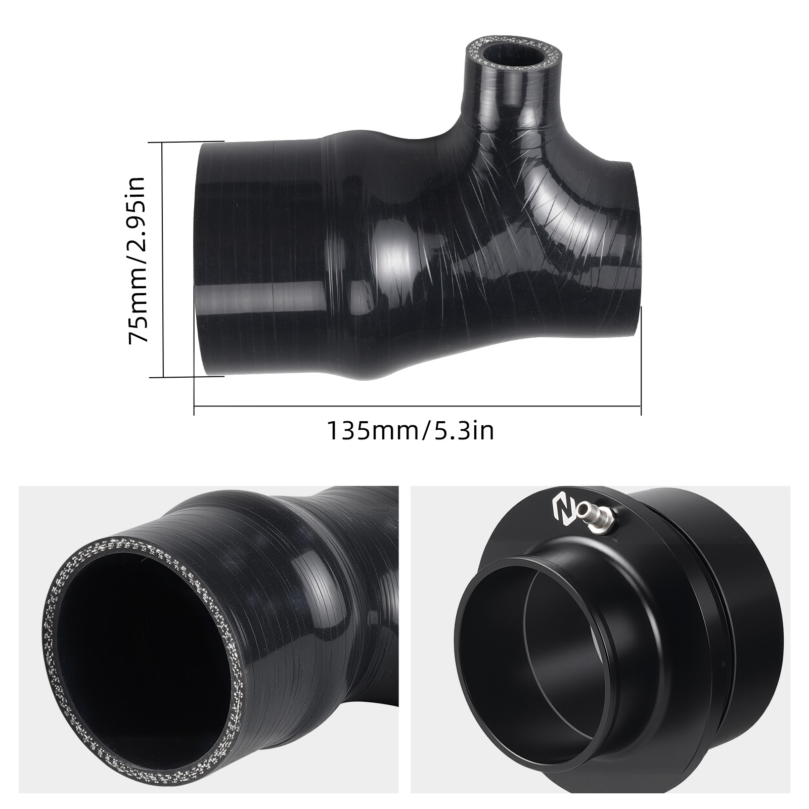 NICECNC Silicone Intake Hose K - مراجعة Model Kit Brand وسعره