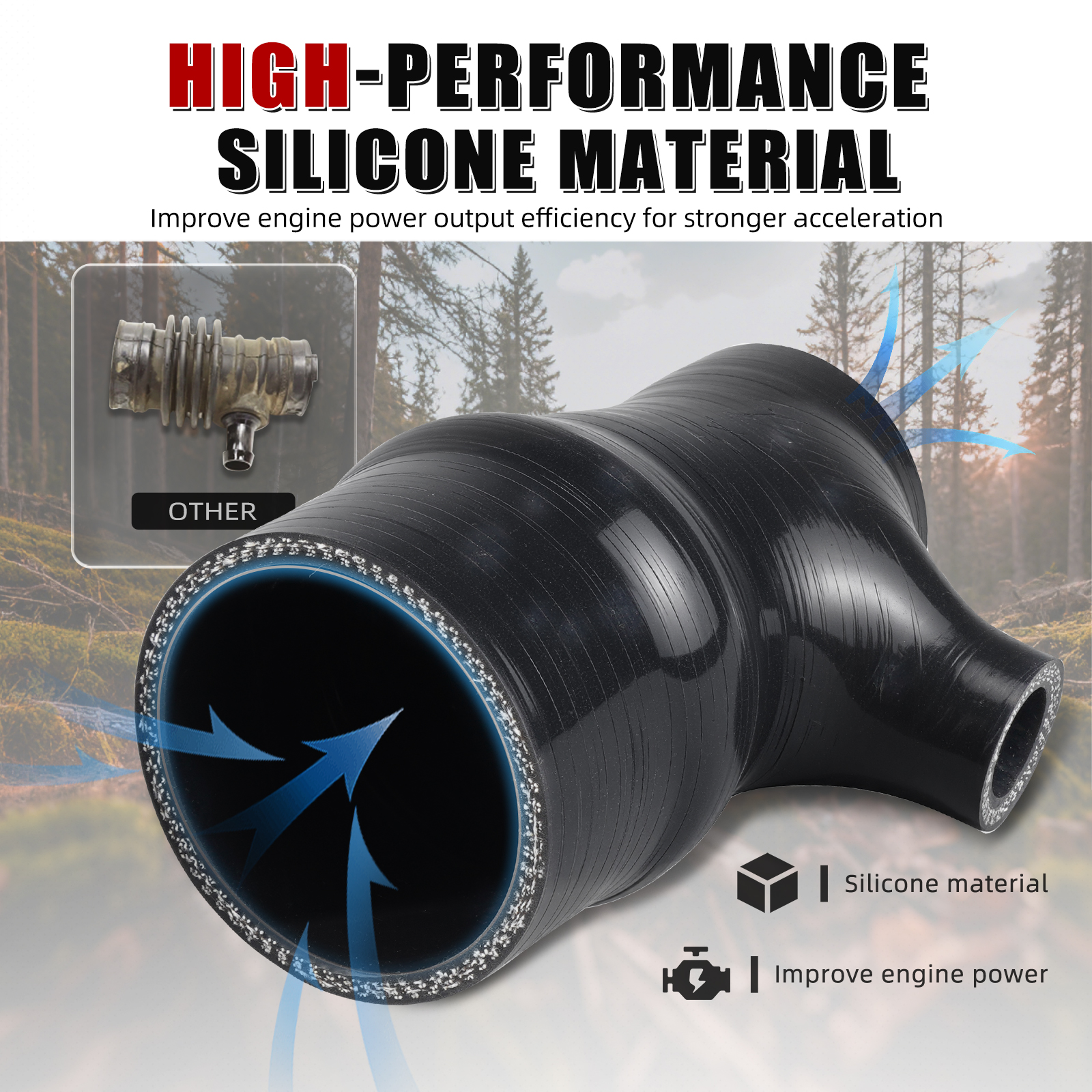 NICECNC Silicone Intake Hose K - مراجعة Model Kit Brand وسعره