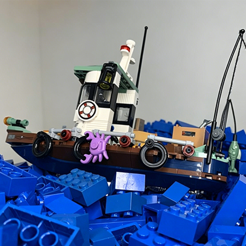 Catch Shrimp Boat Model MOC Bu - مراجعة Model Kit Metal Slug وسعره