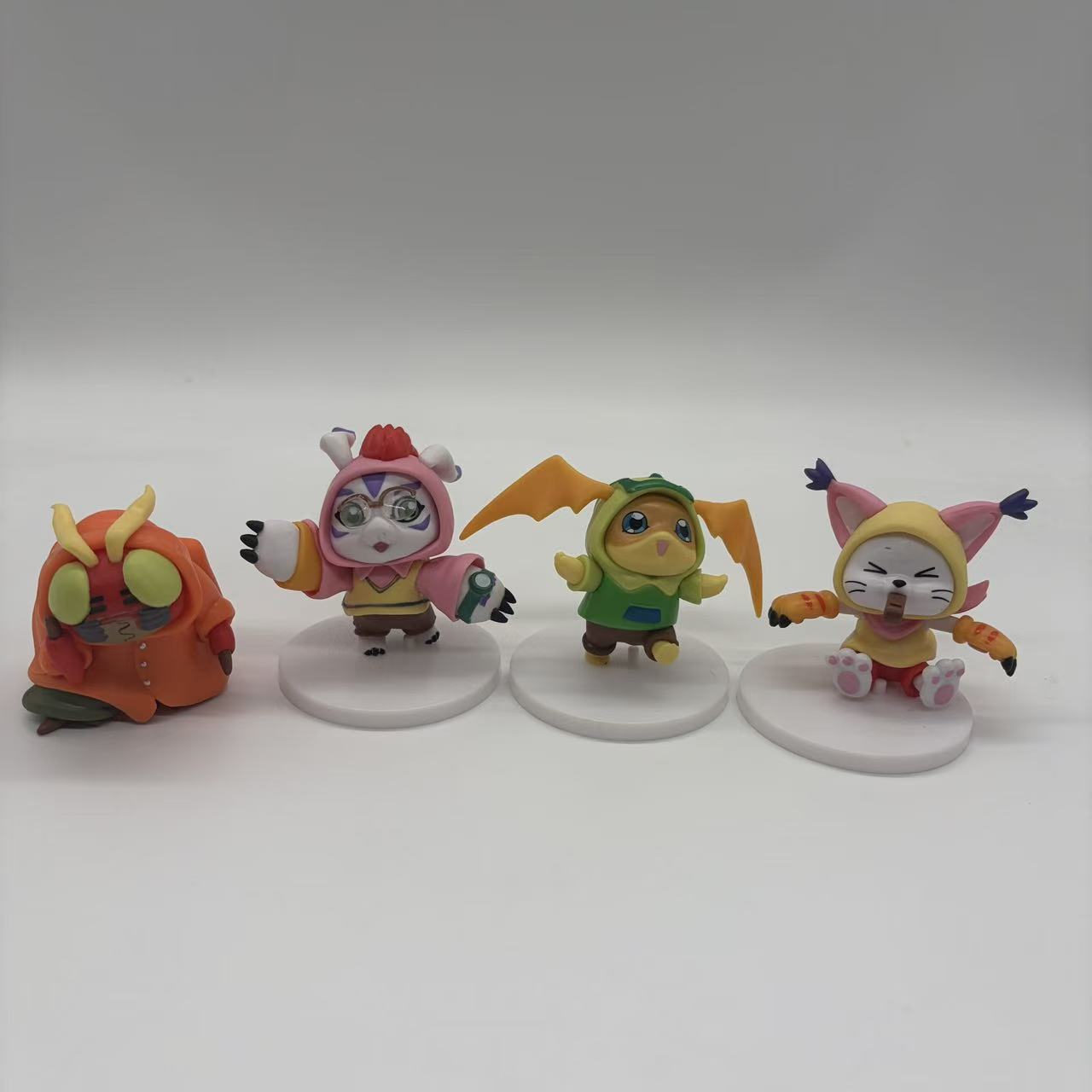 High Quality 8pcs/set Anime Di - مراجعة Model Kit Digimon وسعره