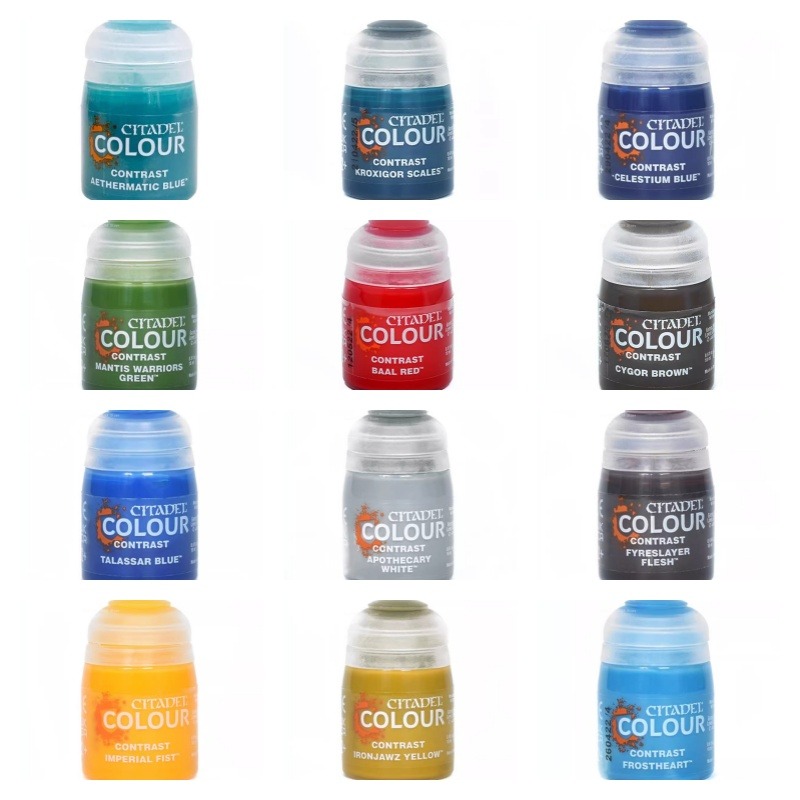 18ml New Contrast Paint Water- - مراجعة Plastic Model Paint وسعره