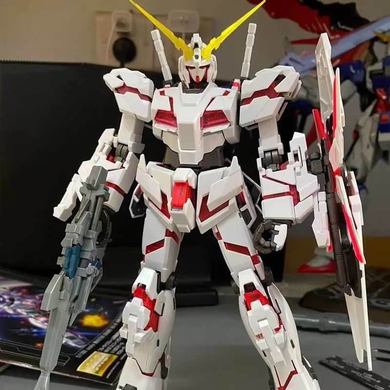 In Stock Hg 1/144 Rx-0 Unicorn - مراجعة Model Kit Third Party وسعره