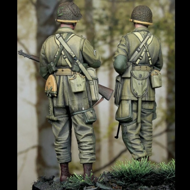 1/35 Scale WW2 US Infantry Mil - مراجعة Model Kit Reshiram وسعره