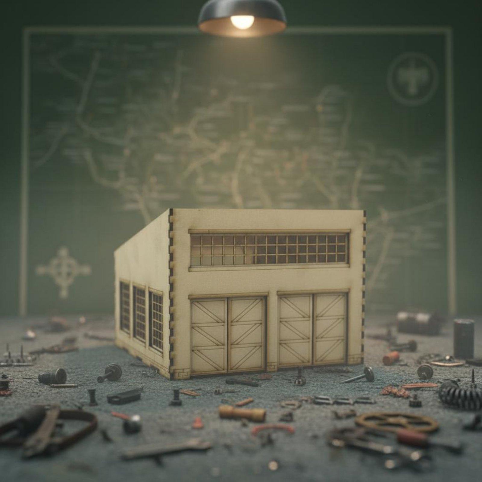 Wartime Vehicle Repair Factory - مراجعة Model Kit Tank وسعره