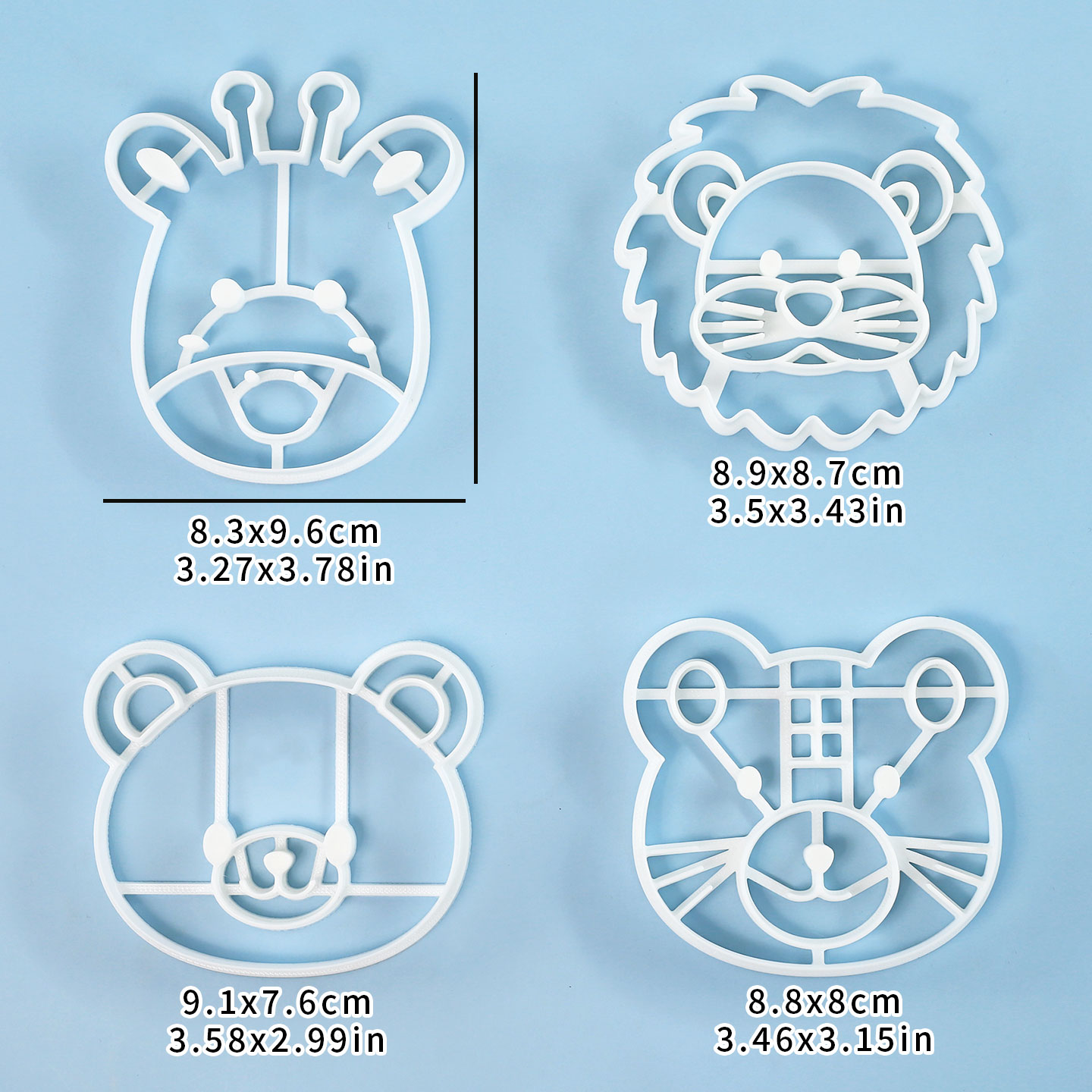 4 Pcs Animal Cookie Cutters Se - مراجعة Model Kit Tank وسعره