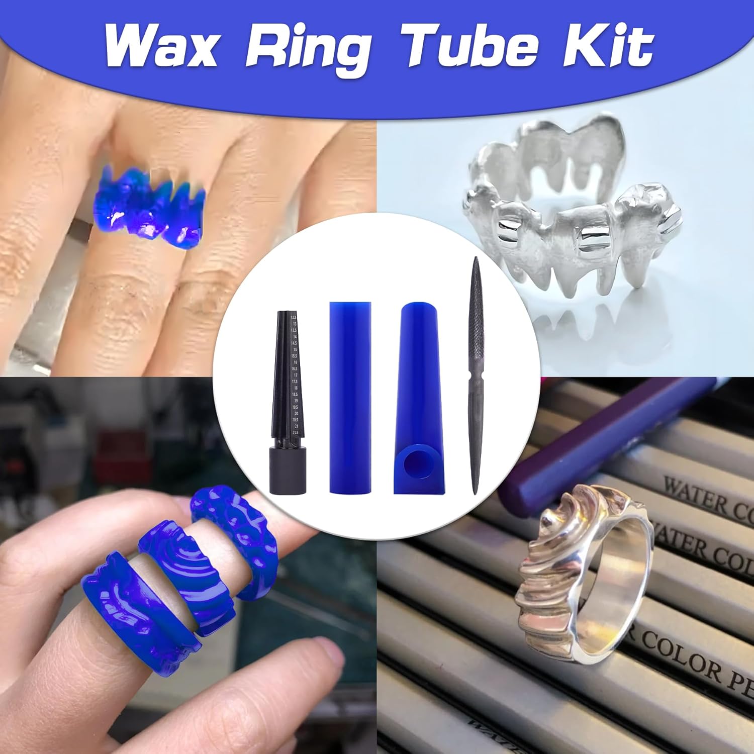 4Pcs/Set Professional Wax Ring - مراجعة Youtube Model Kit وسعره