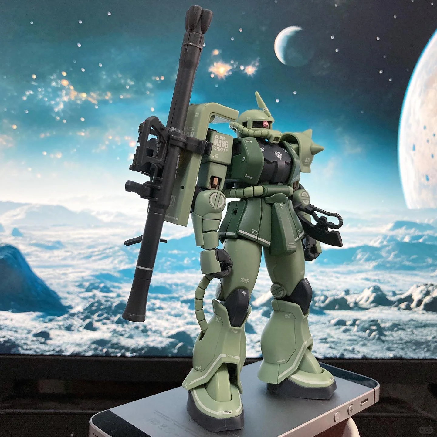 Hg 1/144 Gto Ms-06c-6/R6 Zaku  - مراجعة Model Kit Gundam Wing وسعره