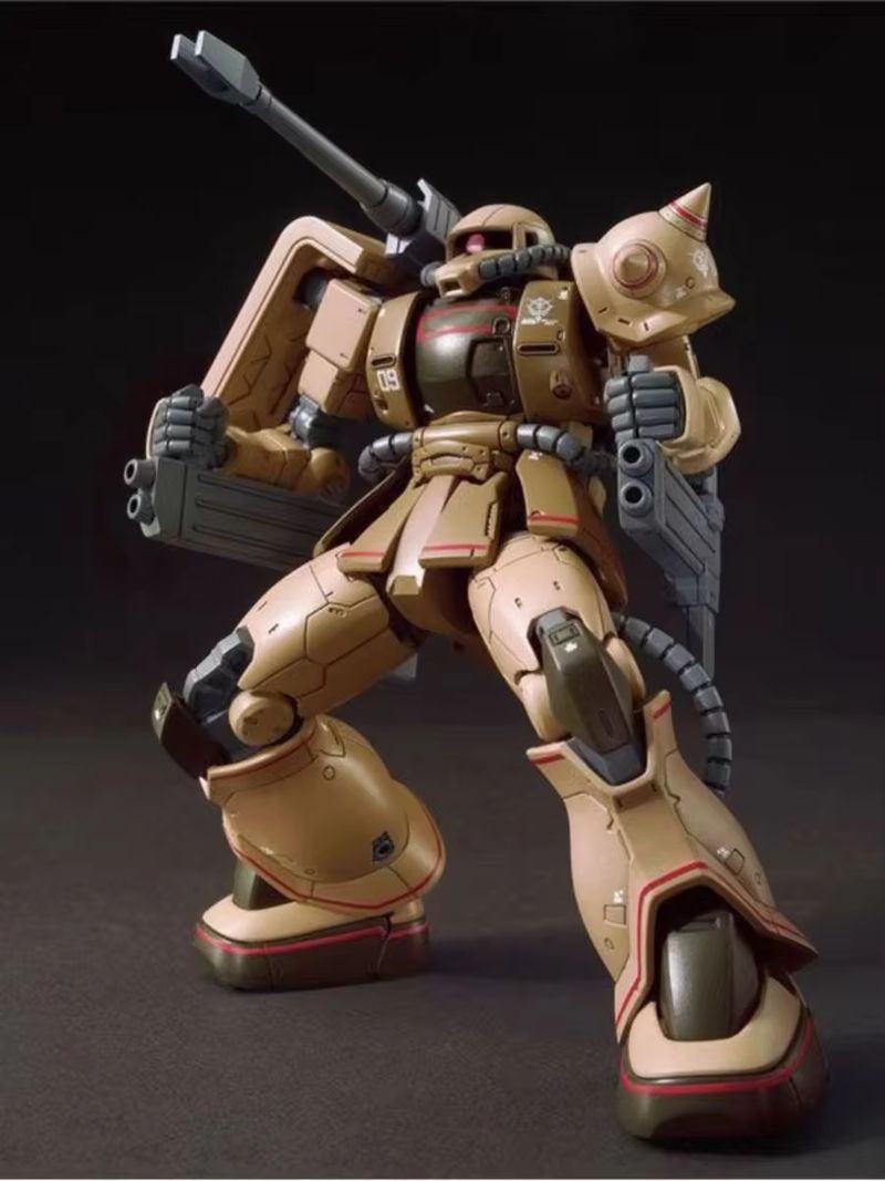 Hg 1/144 Gto Ms-06c-6/R6 Zaku  - مراجعة Model Kit Gundam Wing وسعره