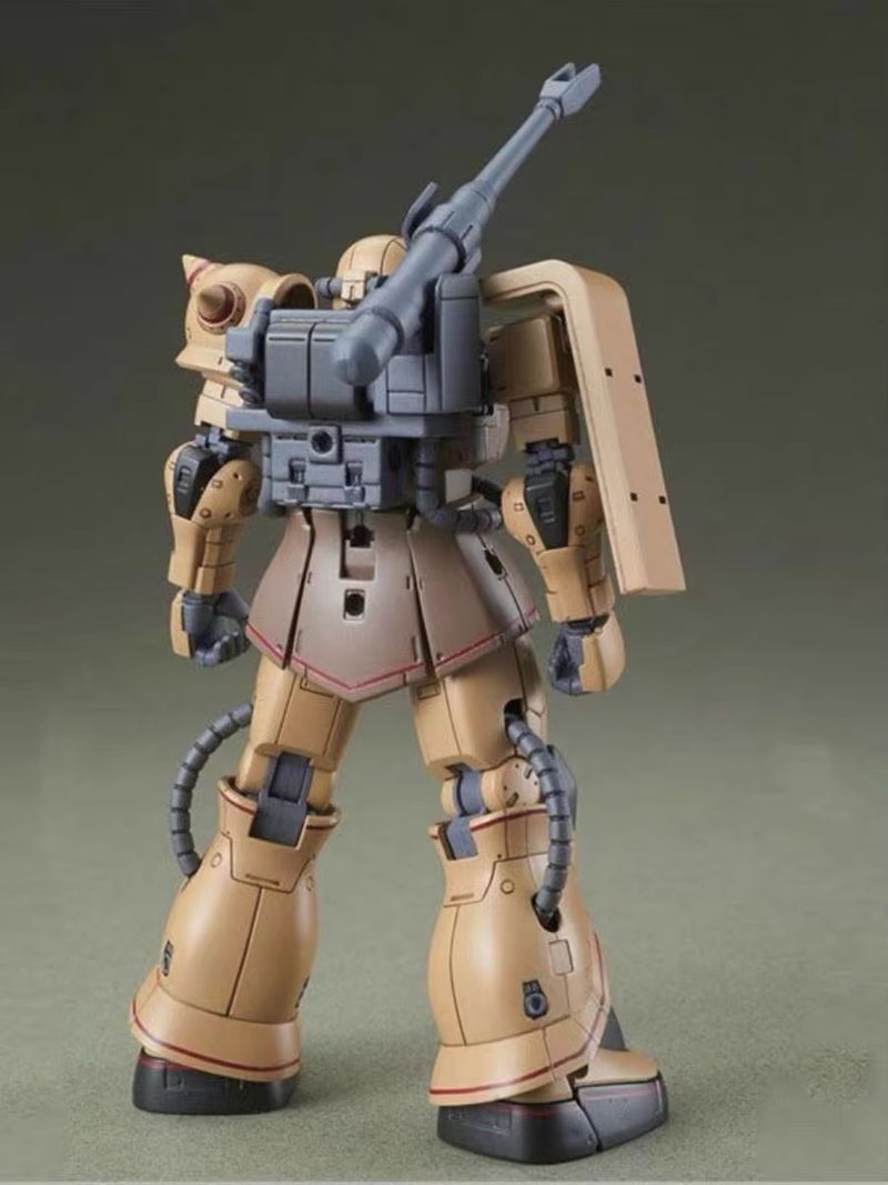 Hg 1/144 Gto Ms-06c-6/R6 Zaku  - مراجعة Model Kit Gundam Wing وسعره