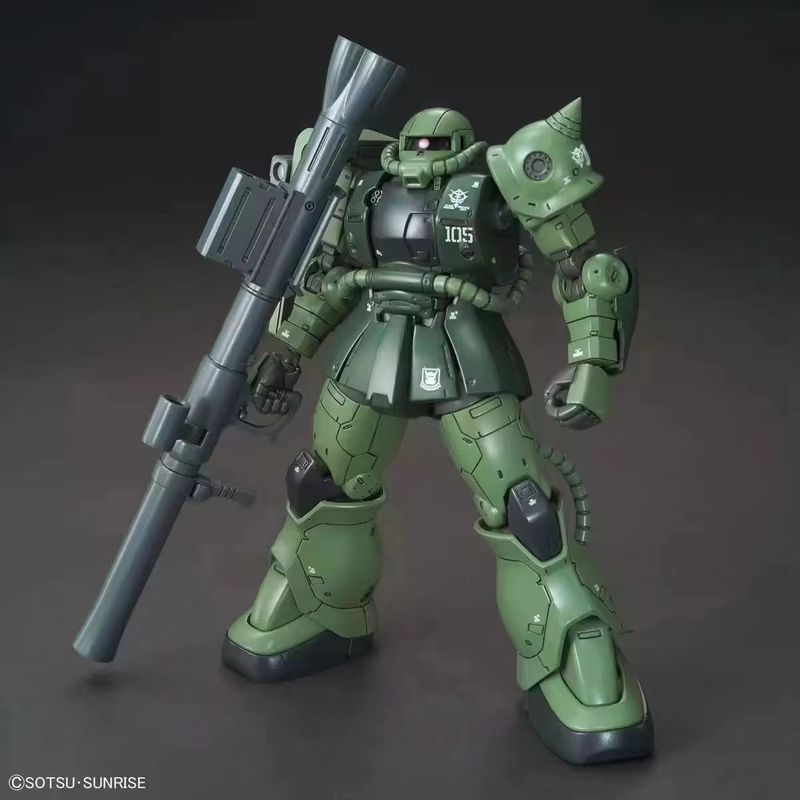 Hg 1/144 Gto Ms-06c-6/R6 Zaku  - مراجعة Model Kit Gundam Wing وسعره