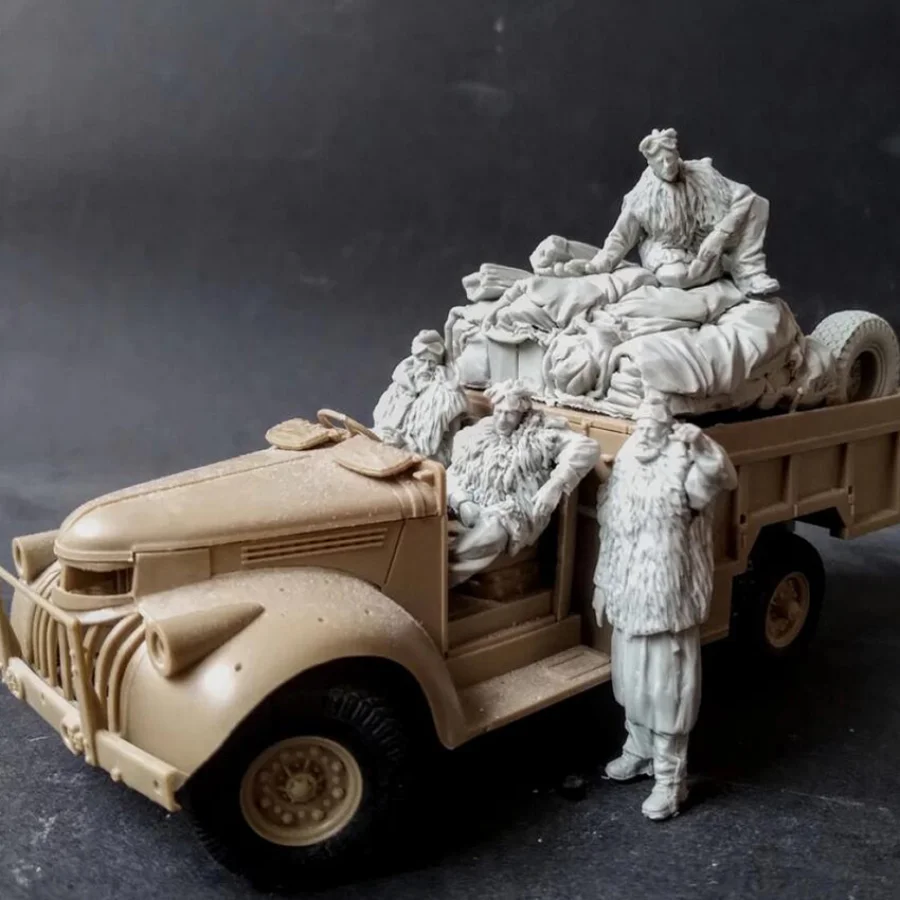 1/35 Resin Figure Model Kit 2  - مراجعة Model Kit Cangdao وسعره