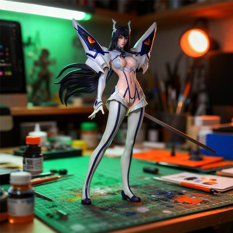 24CM Game Character 6812 Satsu - مراجعة Model Kit Kiryu وسعره