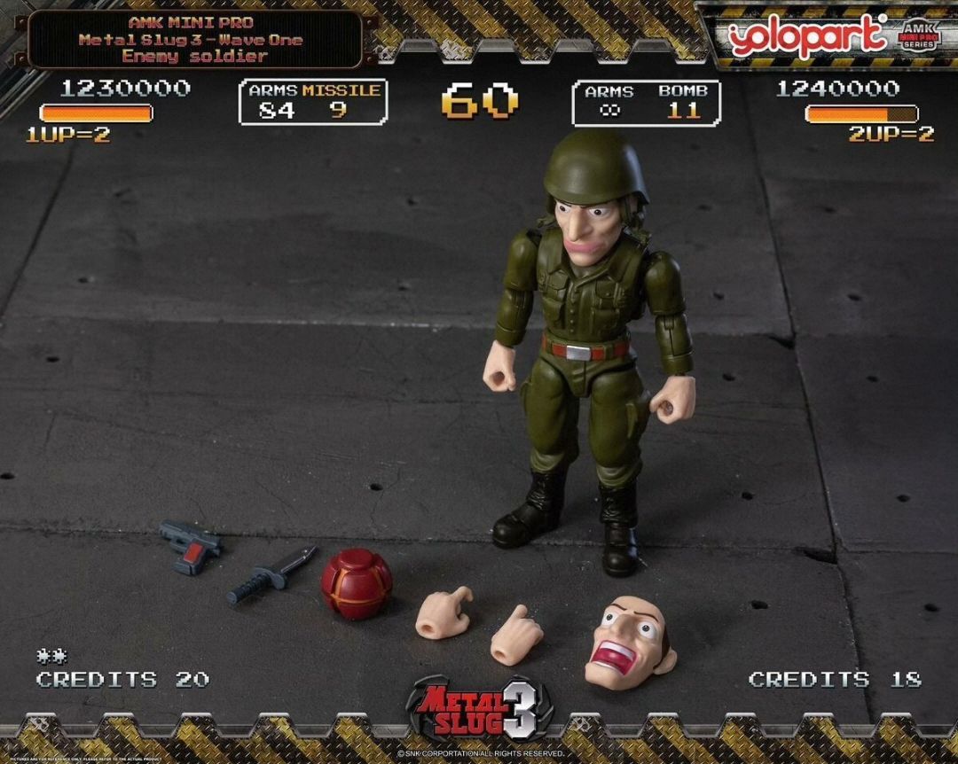 In-stock YOLOPARK Metal Slug 3 - مراجعة Model Kit Metal Slug وسعره