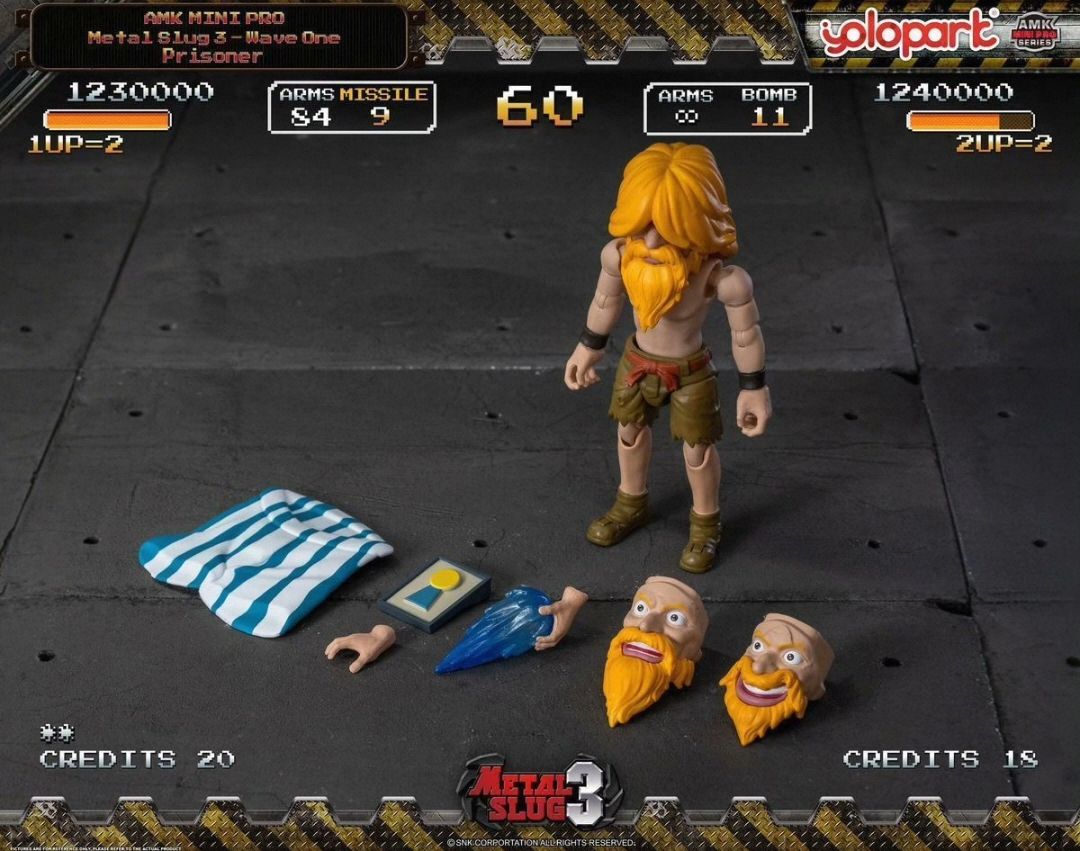 In-stock YOLOPARK Metal Slug 3 - مراجعة Model Kit Metal Slug وسعره
