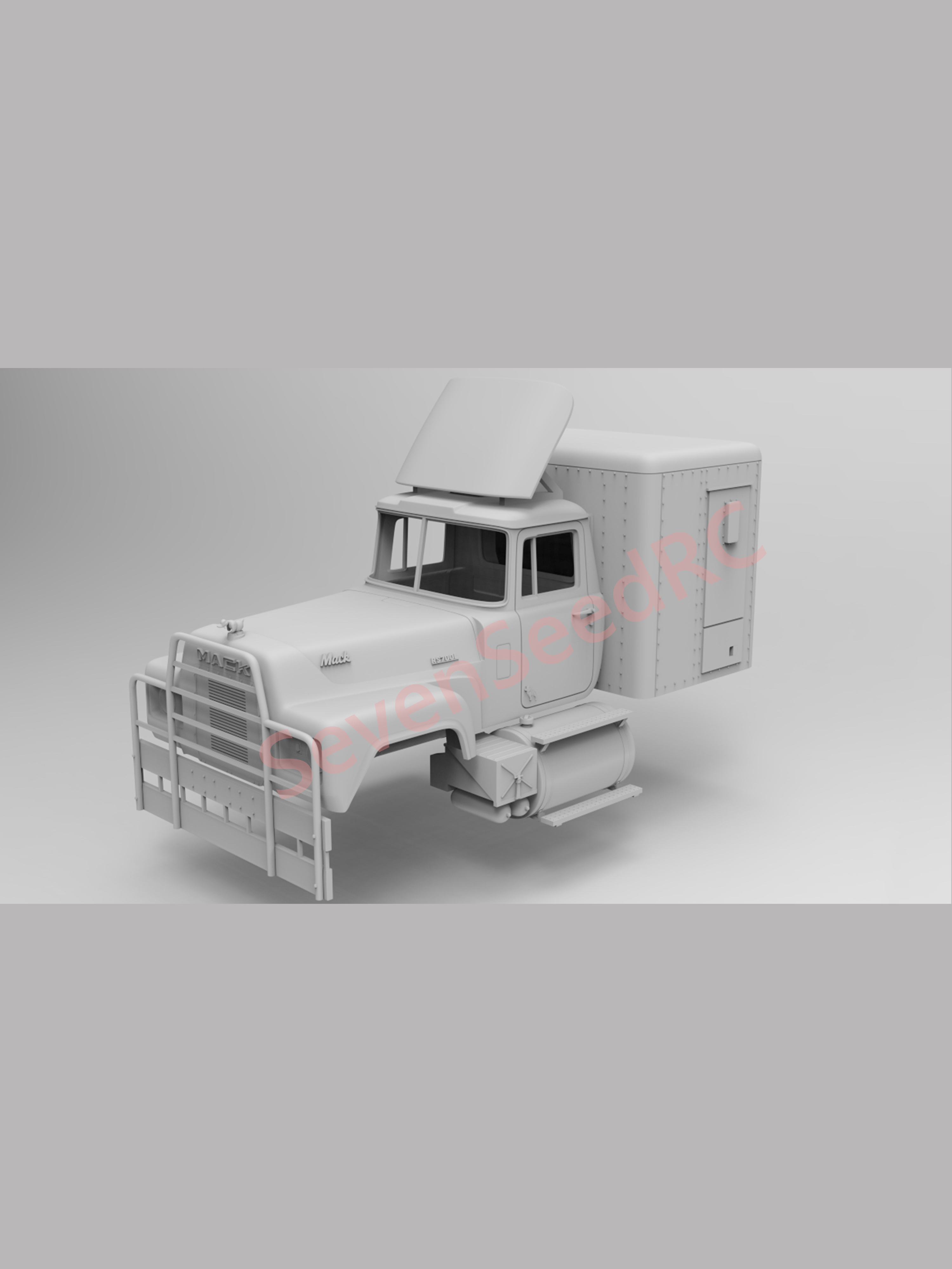 3d Print Truck Cab Kit MACK RS - مراجعة Model Kit Jdm وسعره