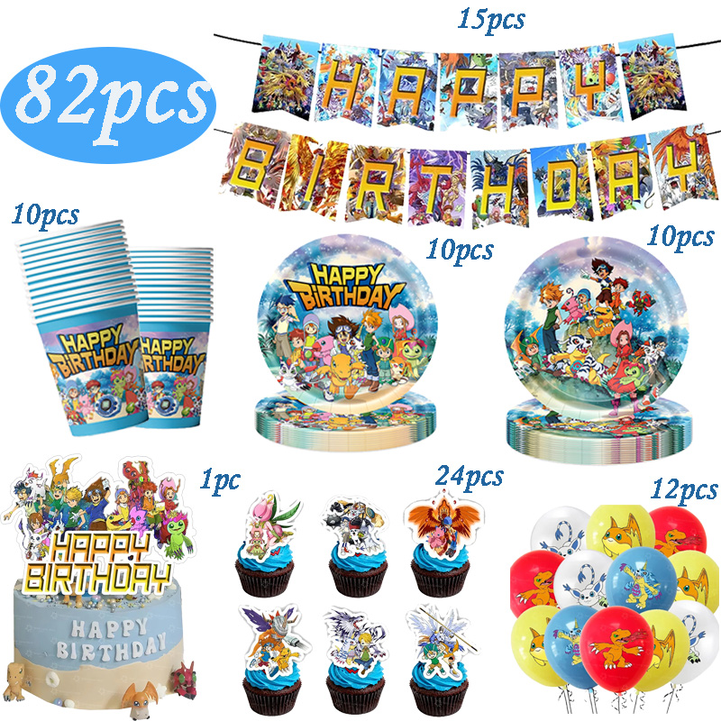 Digimon Themed Birthday Party  - مراجعة Model Kit Digimon وسعره