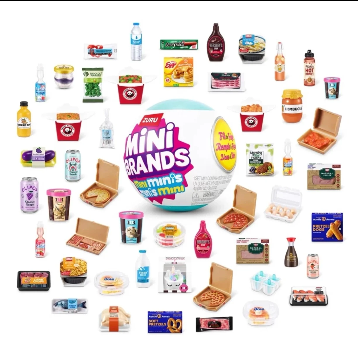 5x Surprise Ball Mini Brands M - مراجعة Model Kit Brand وسعره