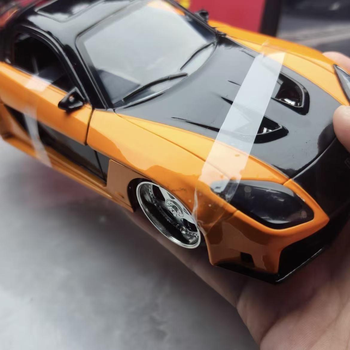 JADA 1:24 Tokyo Drift Han RX7  - مراجعة Model Kit Jdm وسعره